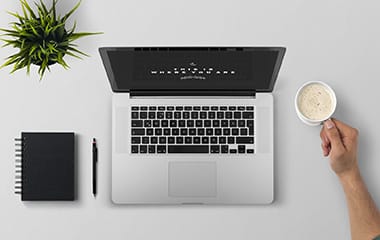 The photo of work table