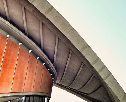 The photo of unusual designed roof